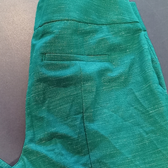 Loft Ann Taylor Teal Career Tapered Marisa Pants - Picture 3 of 6